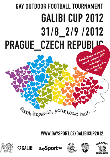 Galibi CUP 2012, June 31/8 - 2/9, gay outdoor football tournament in Prague